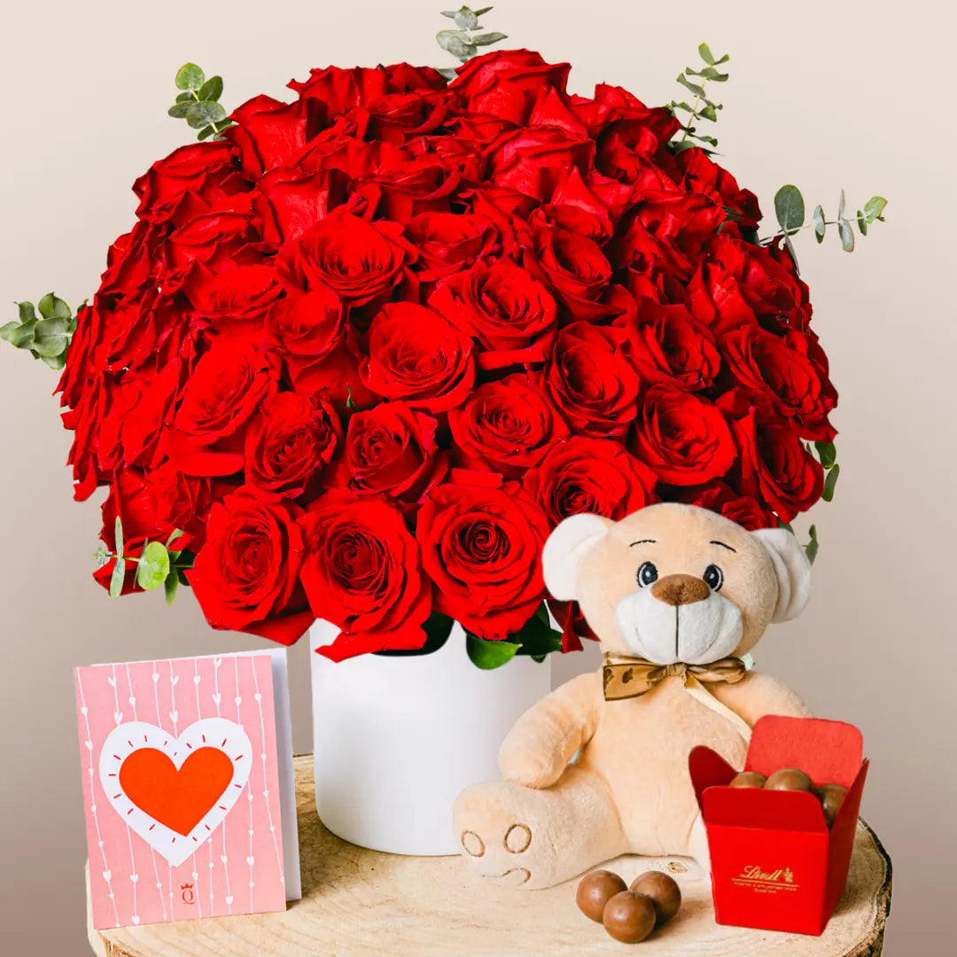 Luxury Love 60 Red Roses - Premium Romantic Bouquet – Flora Queen