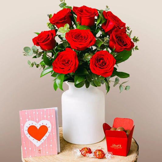 Vibrant Blooms - Red Roses Flora Queen Flora Queen